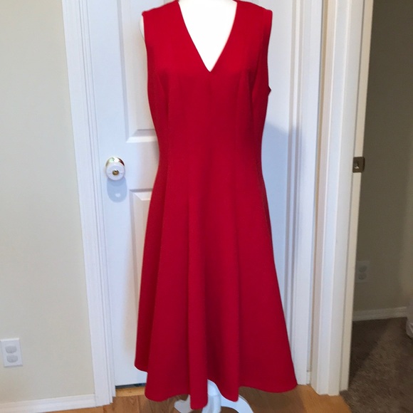 Calvin Klein Dresses & Skirts - Calvin Klein Size 18W Red Dress